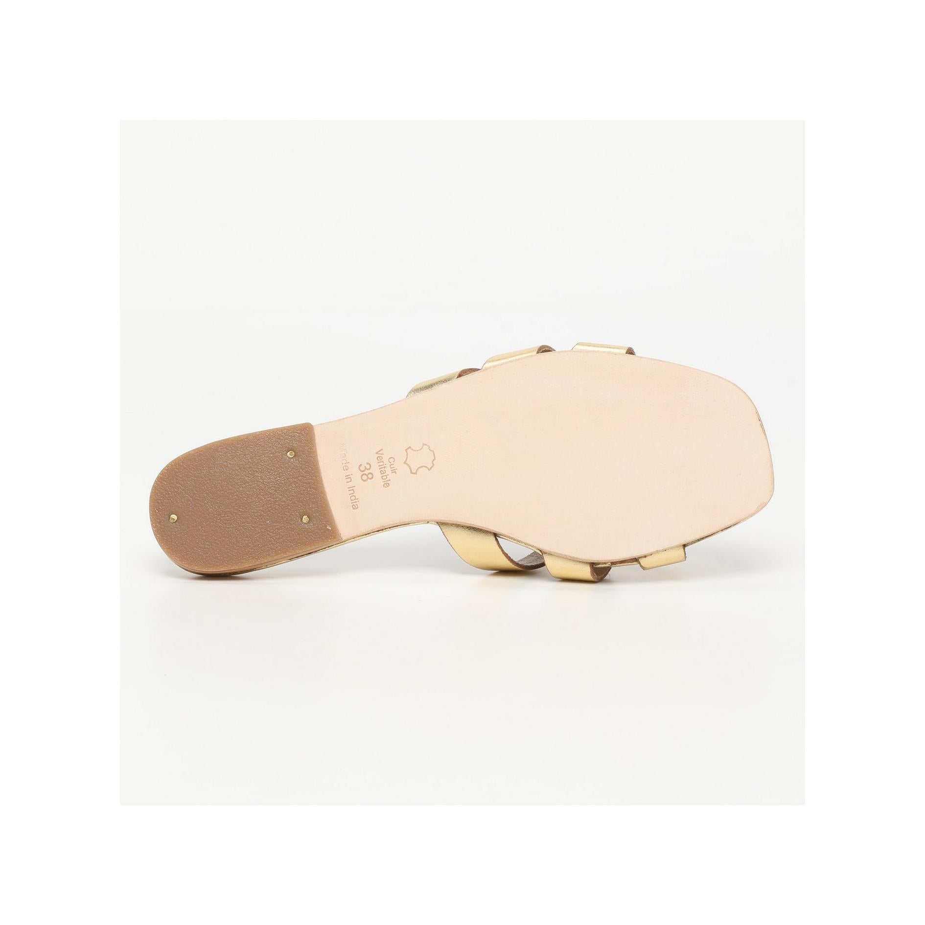 Sarno Mules - Dark Gold