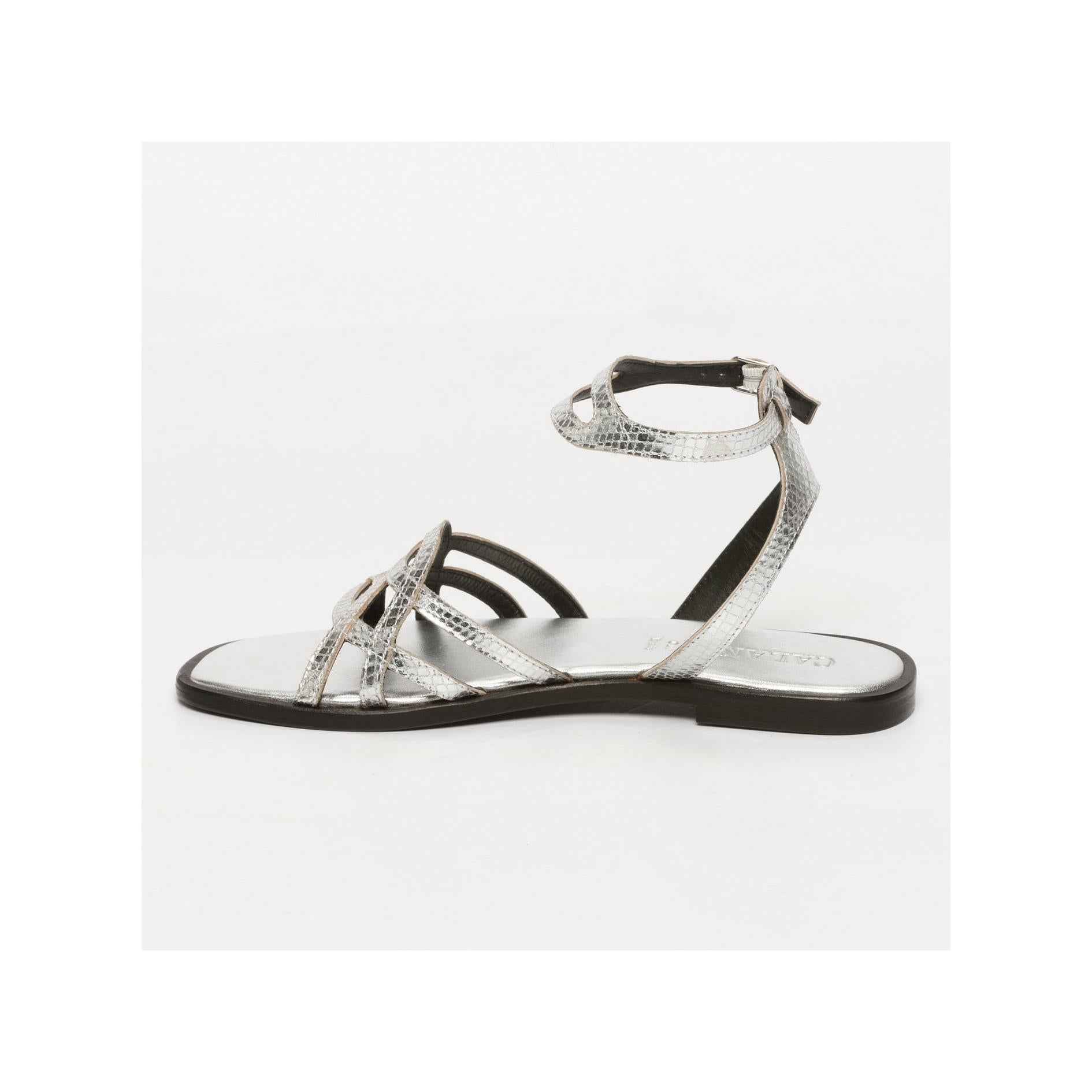 Calank - Neblina Sandals - Silver