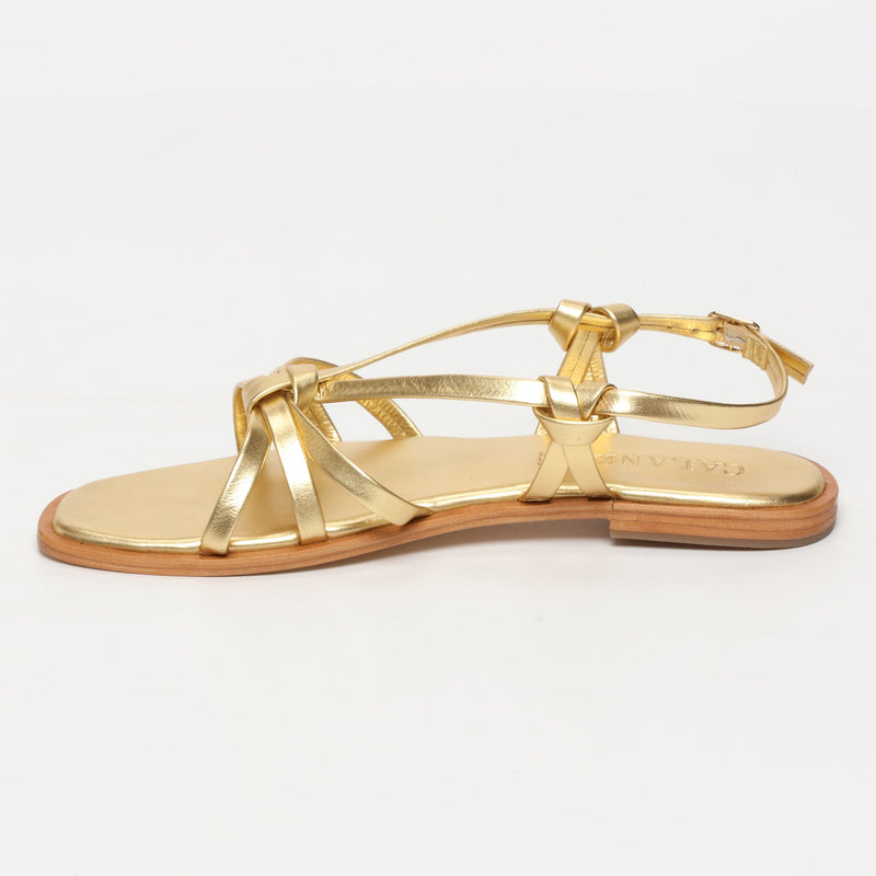Golden Sun - Sandalias Almendra - Dorado