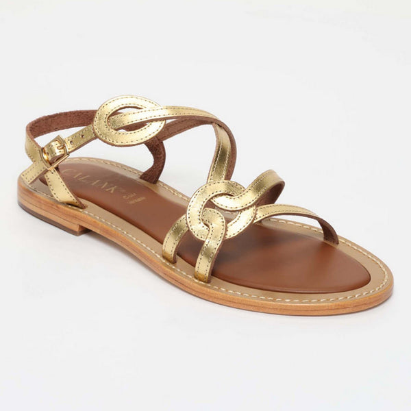 Sandalias Ursina - Oro Oscuro
