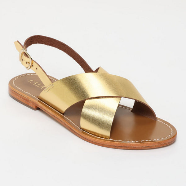 Sandalias Funes - Oro Oscuro