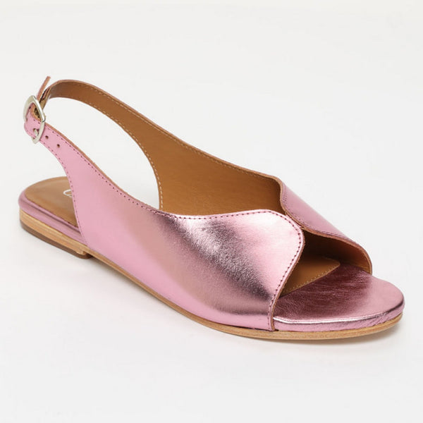 Sandalias Ica - Rosa Metalizado