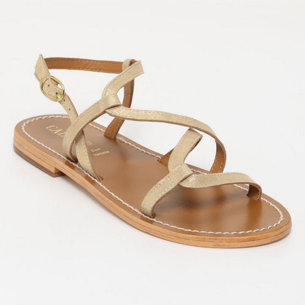 Sandalias Aaryanna - Dorado Centelleante
