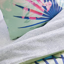 Paradiso - Parure Housse De Couette + Taie(s) D'Oreiller En Satin De Coton - Multi Vert Paradiso