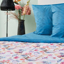 Paradiso - Parure Housse De Couette + Taie(s) D'Oreiller En Percale Coton - Multi Petrol Paradiso