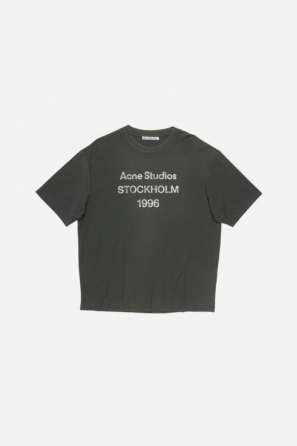 T-Shirt Sprayed Logo – Acne Studios – Noir
