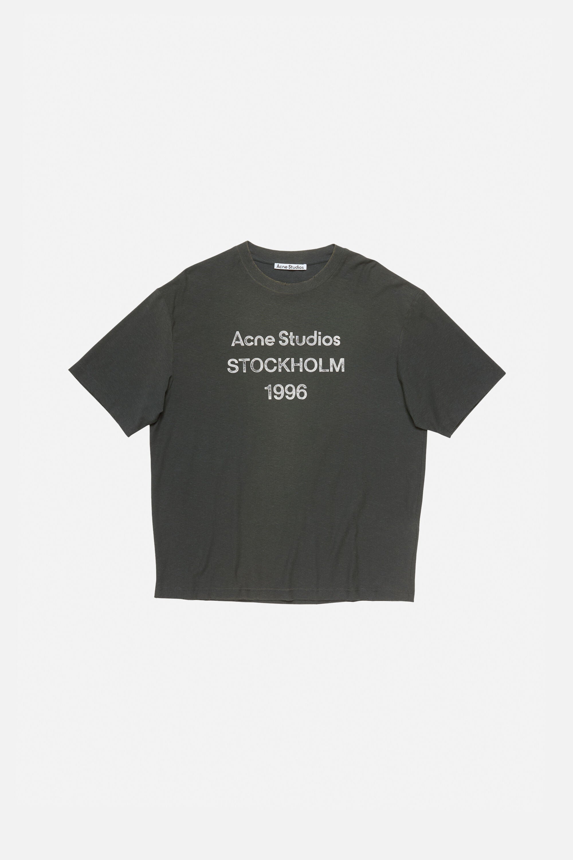 T-Shirt Sprayed Logo – Acne Studios – Noir