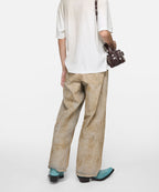 Acne Studios - Camiseta con logo pulverizado – Blanco