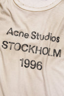 T-Shirt Sprayed Logo – Acne Studios – Blanc