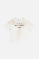 T-Shirt Sprayed Logo – Acne Studios – Blanc