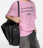 Acne Studios - Sprayed Logo T-Shirt – Candy Pink