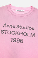 T-Shirt Sprayed Logo – Acne Studios – Rose Bonbon