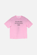 T-Shirt Sprayed Logo – Acne Studios – Rose Bonbon