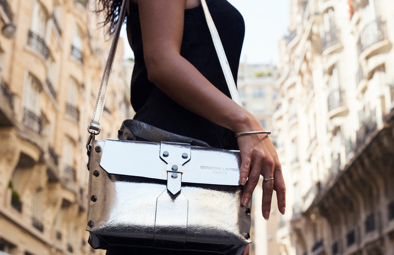 Sac À Bandoulière Paty - Gris Metallique