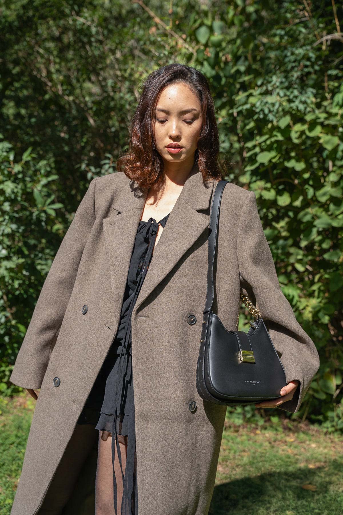 Hely Shoulder Bag - Black