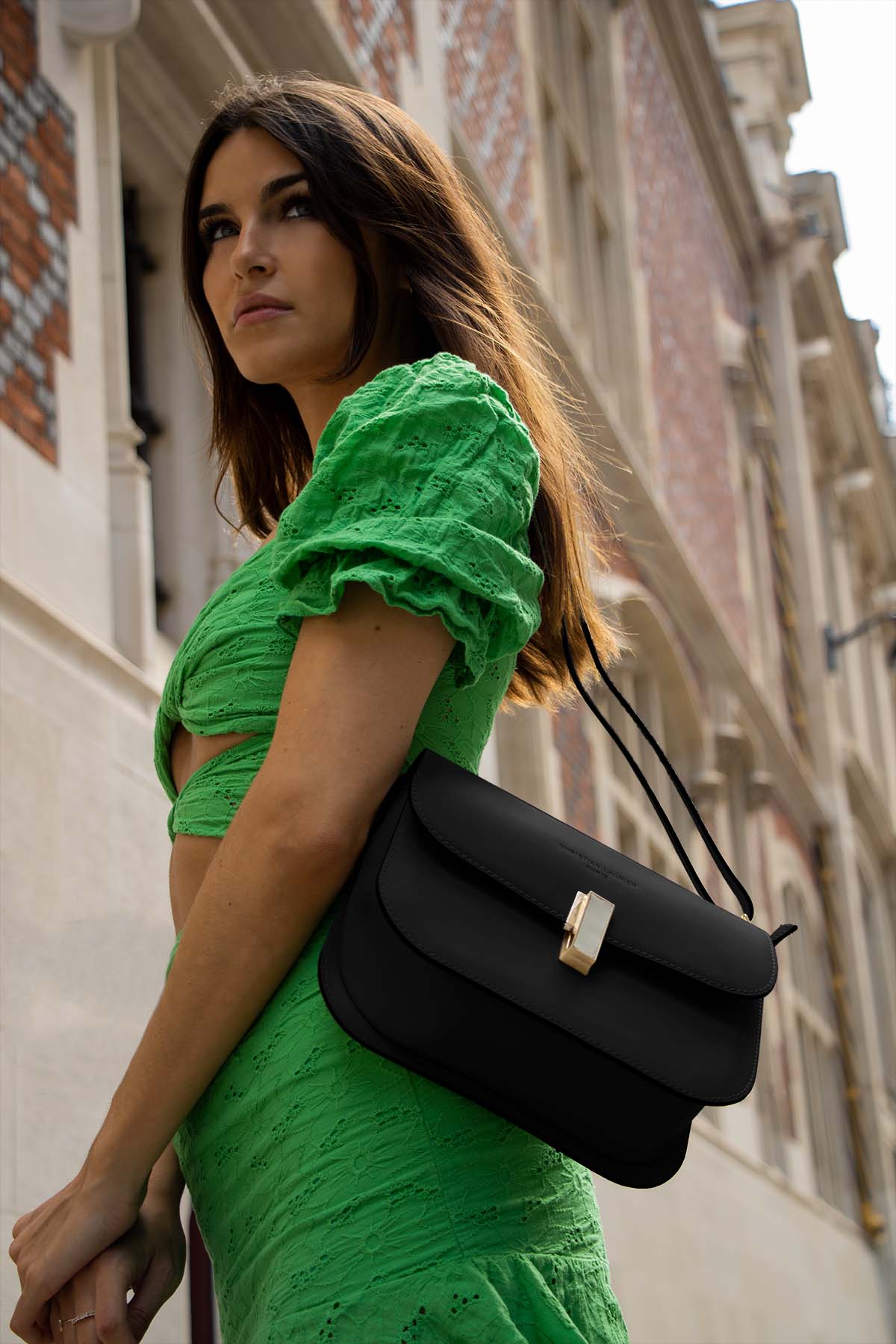 Roma Shoulder Bag - Black