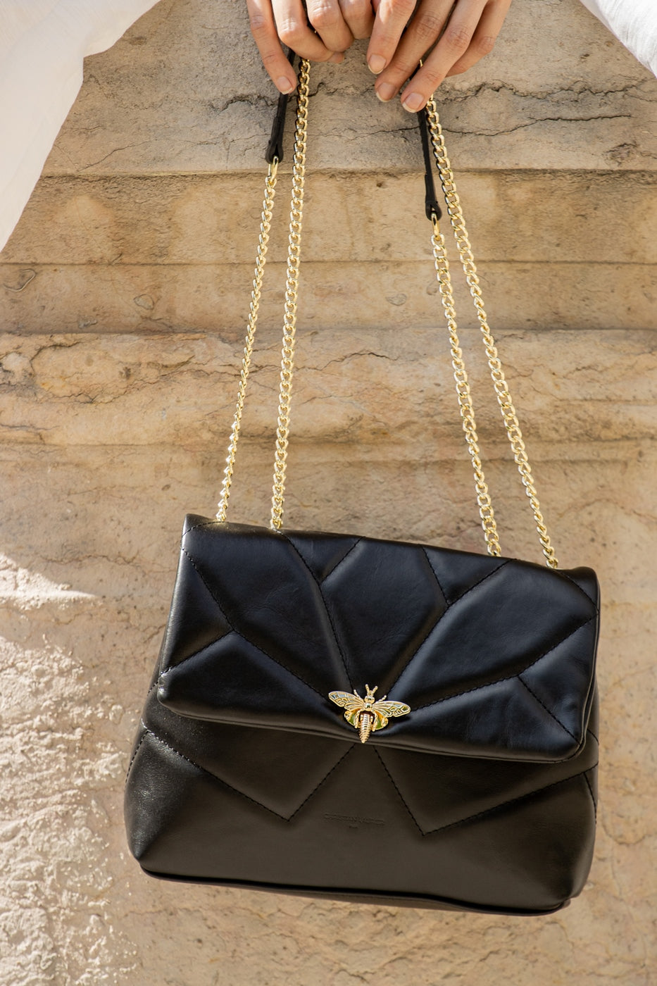 Louise Shoulder Bag - Black