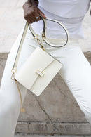 Bolso de hombro Mini Emma - Blanco roto