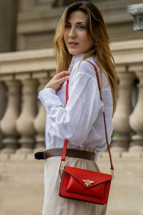 Sac À Bandoulière Roxane - Rouge