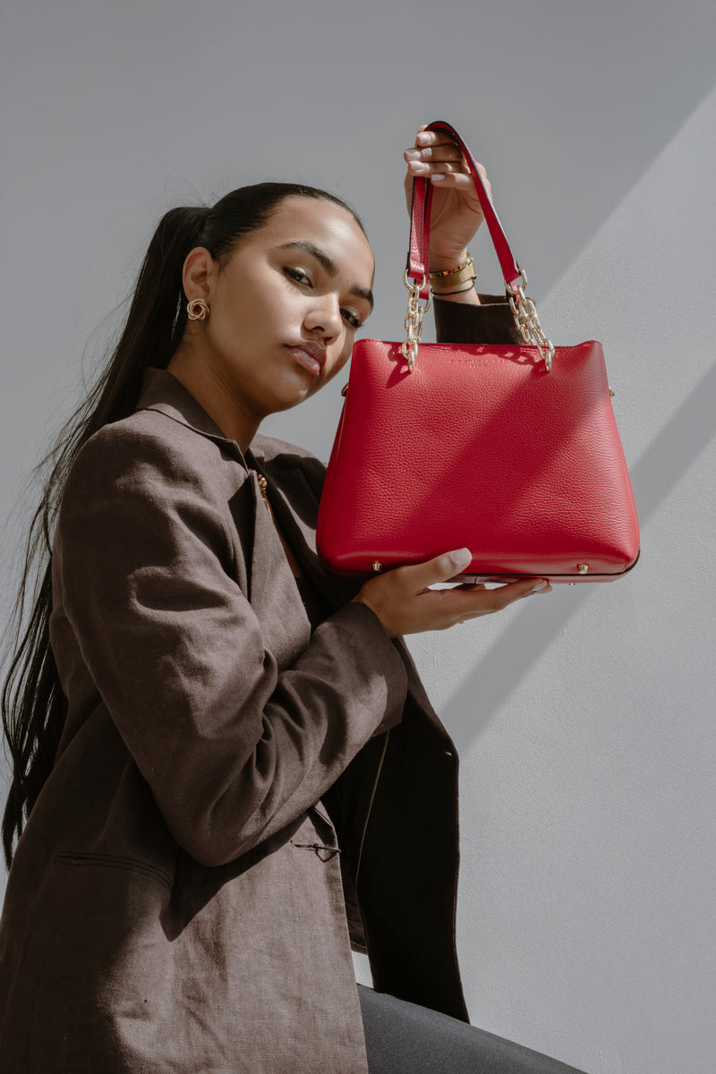 Alya Handbag - Red