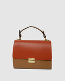 Alysse Shoulder Bag - Camel/Orange