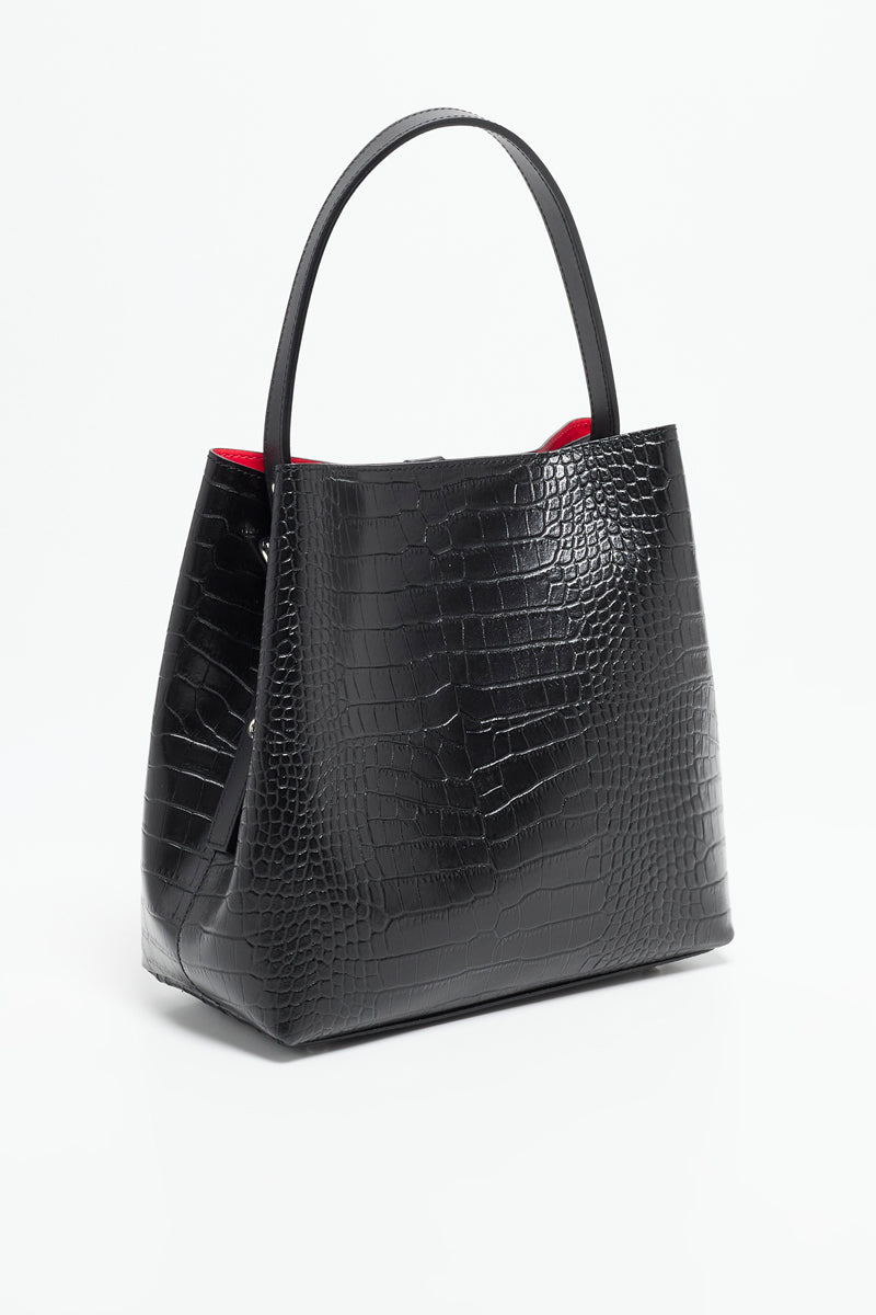 Sac À Main Lola Crocos - Noir