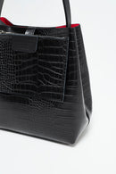 Sac À Main Lola Crocos - Noir