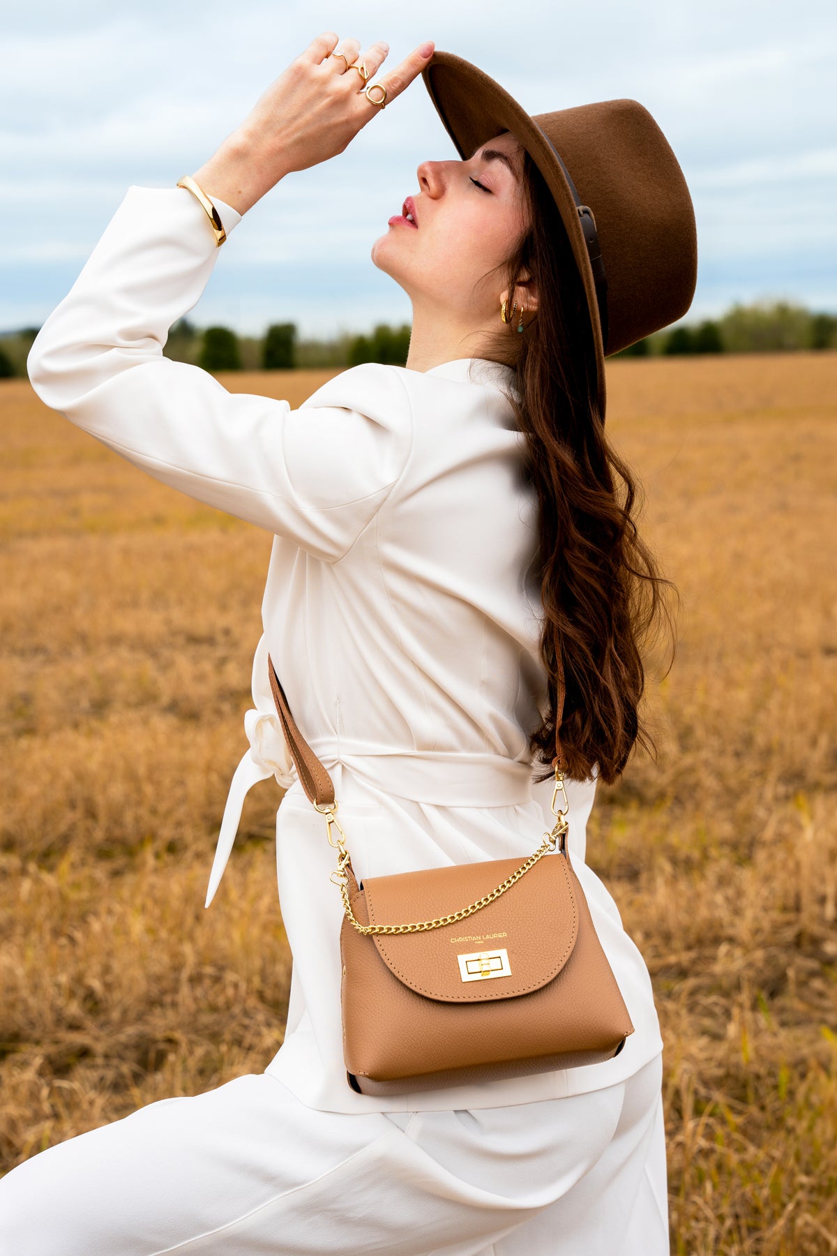 Sac A Bandouliere Zia - Beige