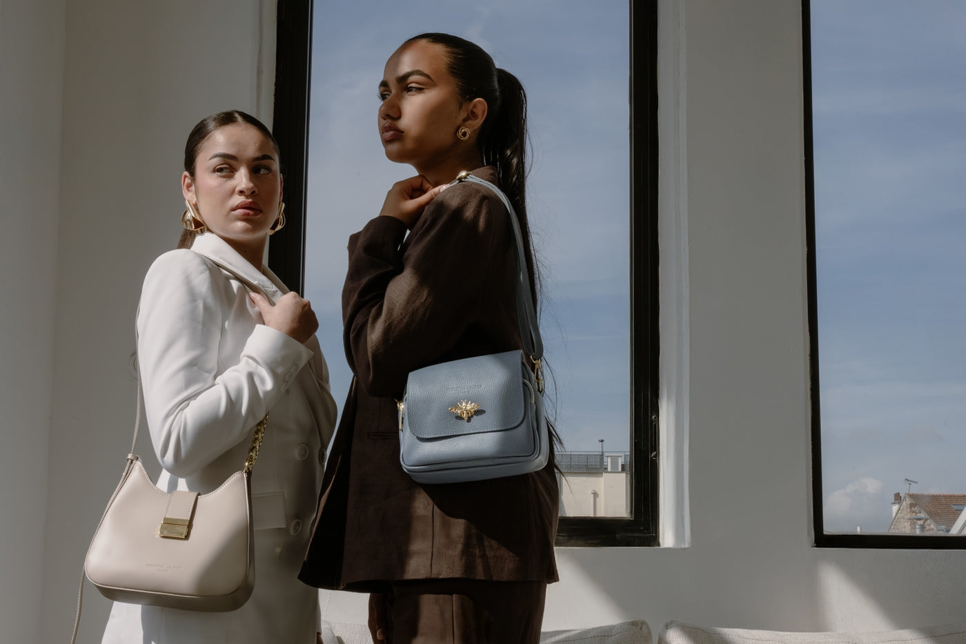 Bolso Bandolera Beeza - Azul Cielo