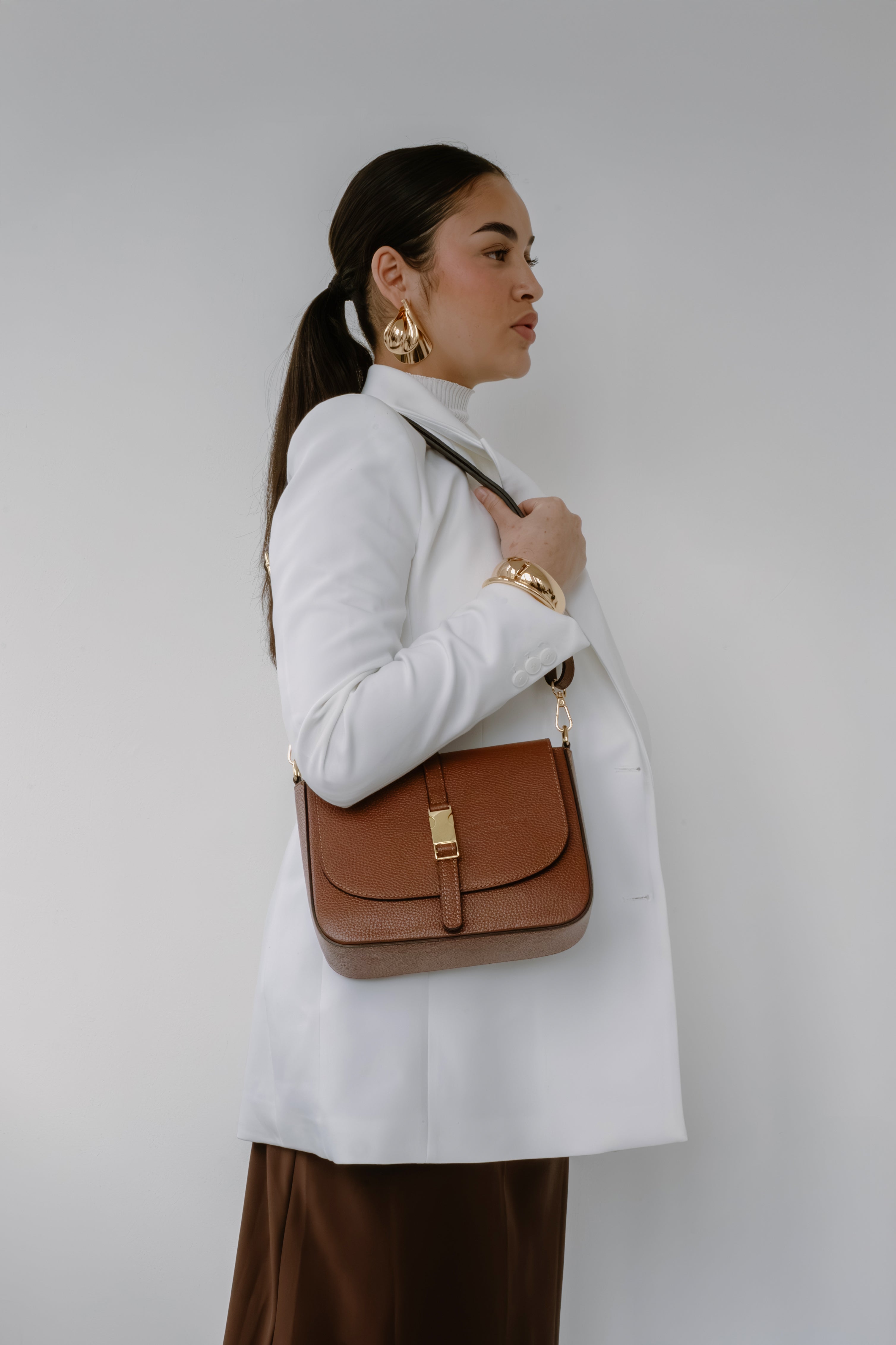 Chloe Shoulder Bag - Brown