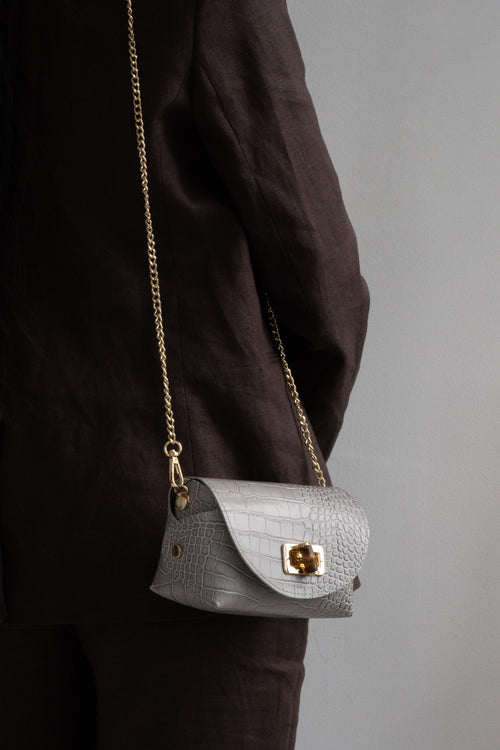 Sac À Bandoulière Etienne - Gris