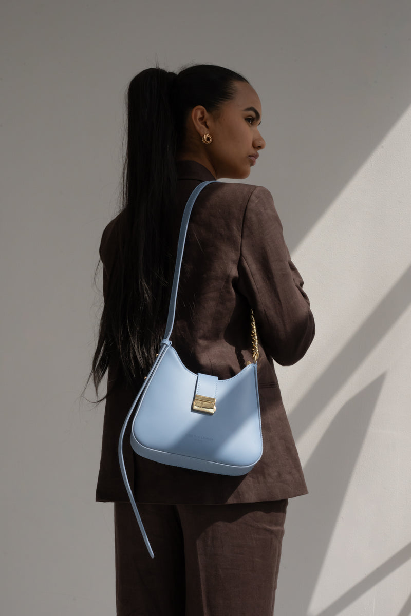 Bolso de hombro Hely - Azul cielo