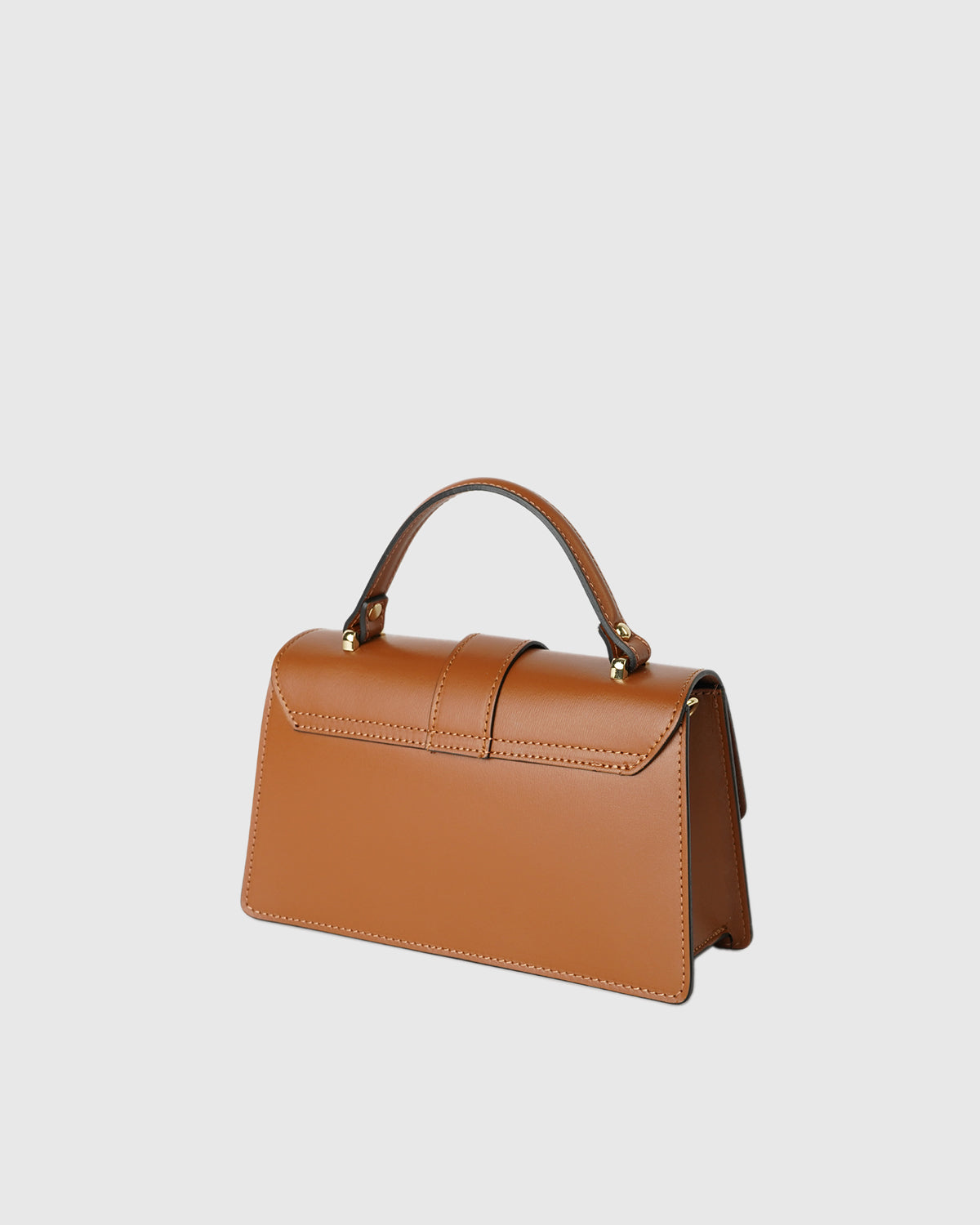 Sac À Bandoulière Katya - Camel + Blanc Casse