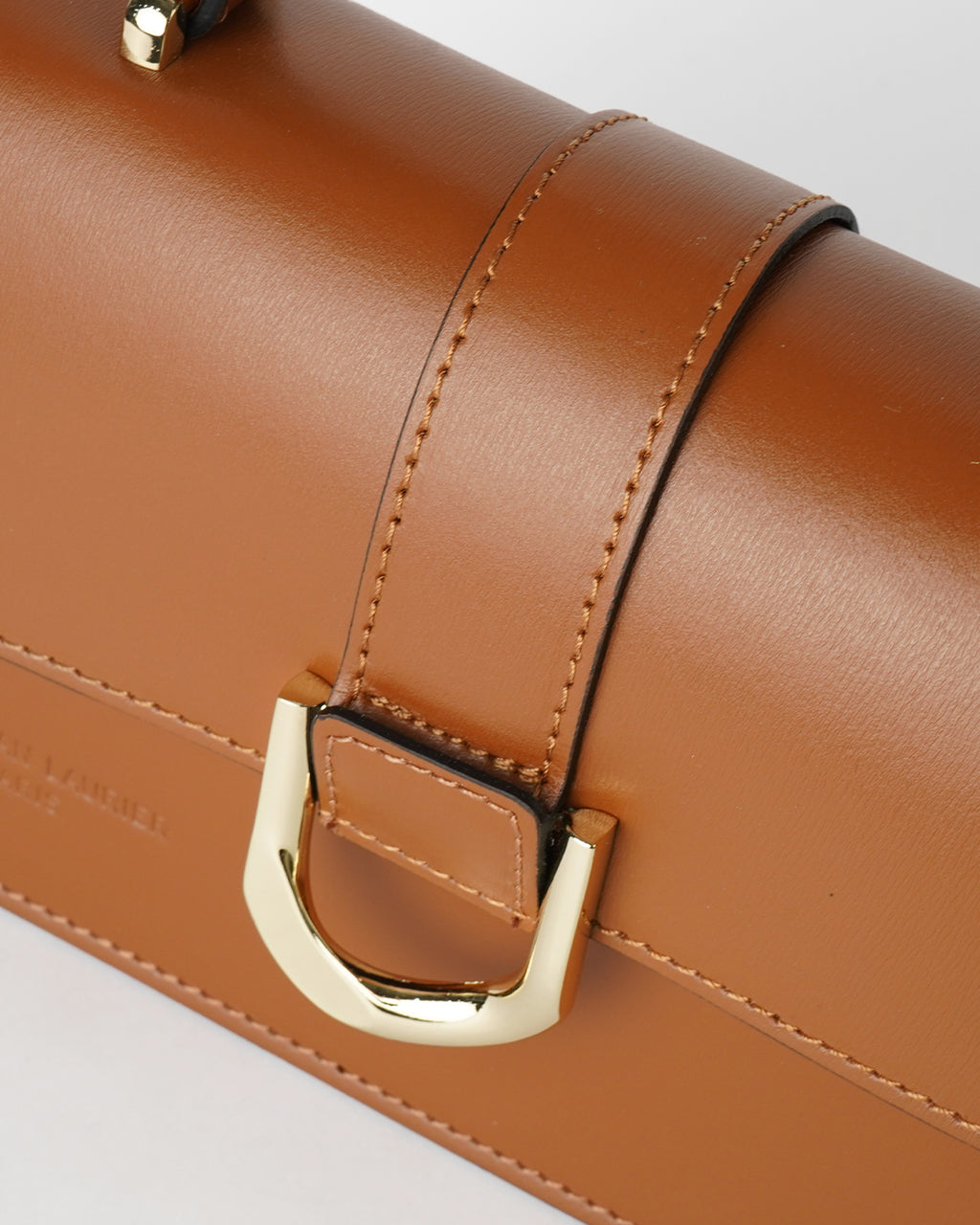 Sac À Bandoulière Katya - Camel + Blanc Casse
