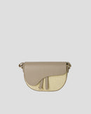 Kena Rafia Shoulder Bag - Light Taupe