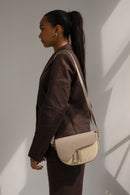 Kena Rafia Shoulder Bag - Light Taupe