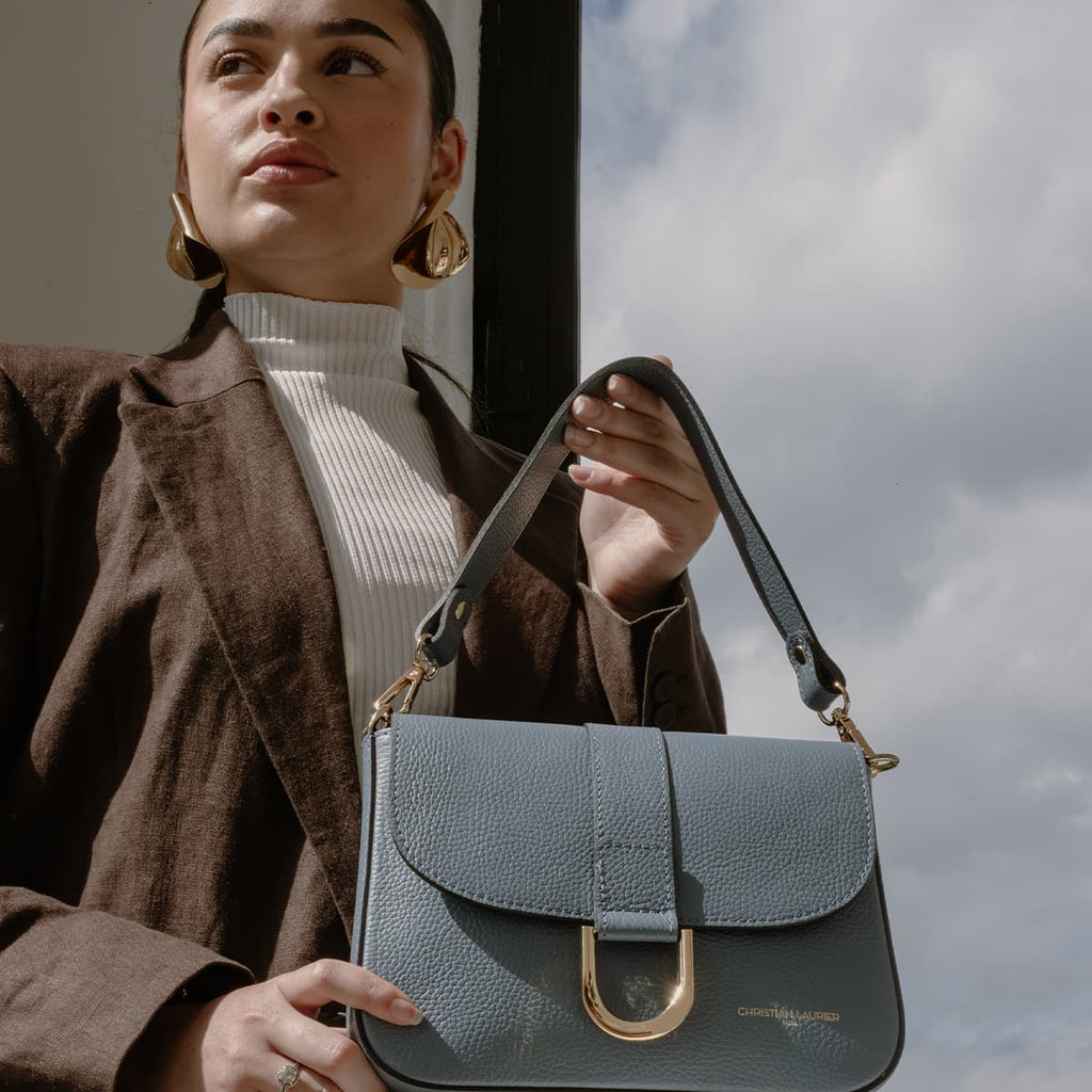 Nael Shoulder Bag - Sky Blue