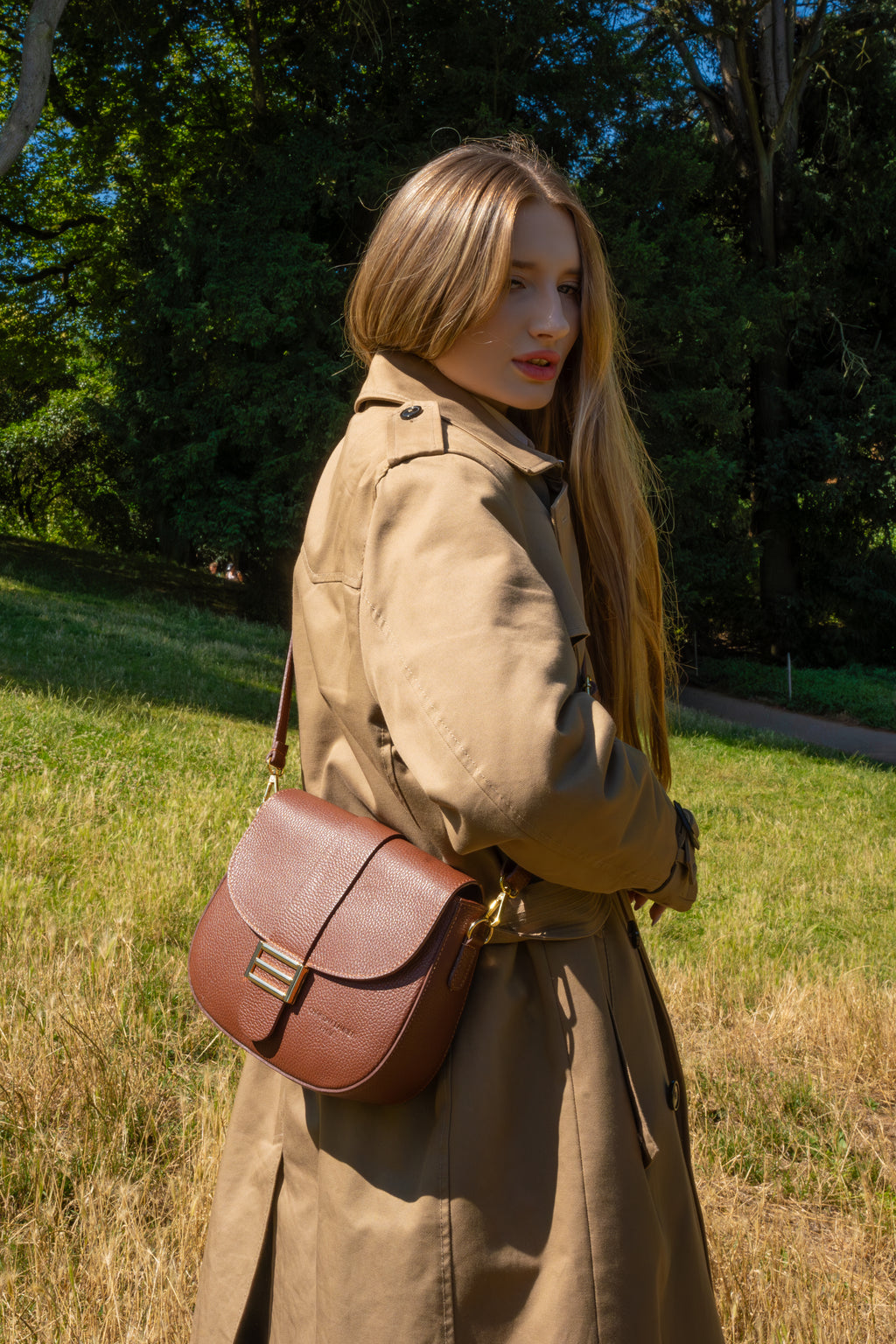 Bolso Bandolera Ophia - Marrón