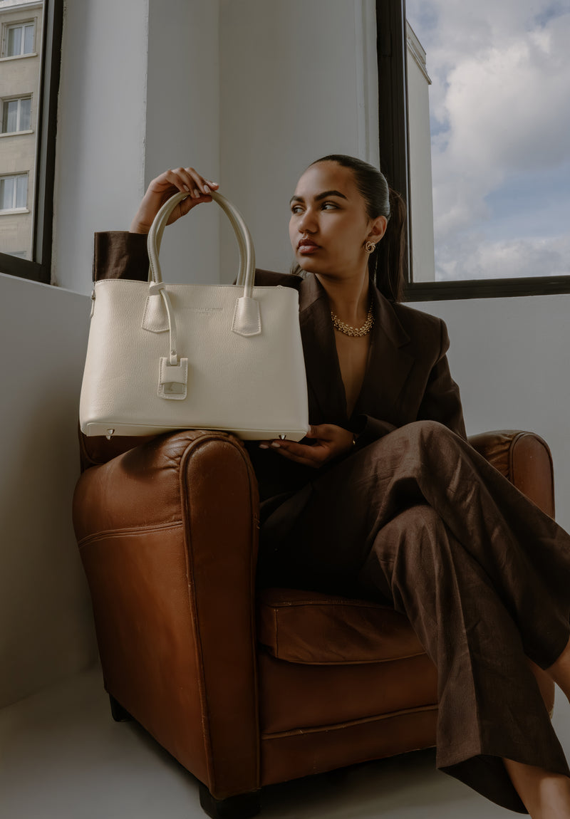 Sac À Main Pia - Blanc Casse