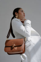 Roma Shoulder Bag - Brown
