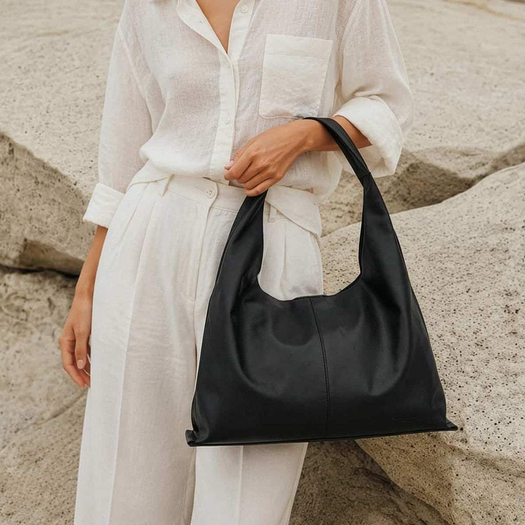 Sac Porte Epaule Azia - Noir