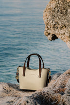 Bolso de Mano Bailey - Blanco Roto/Moca