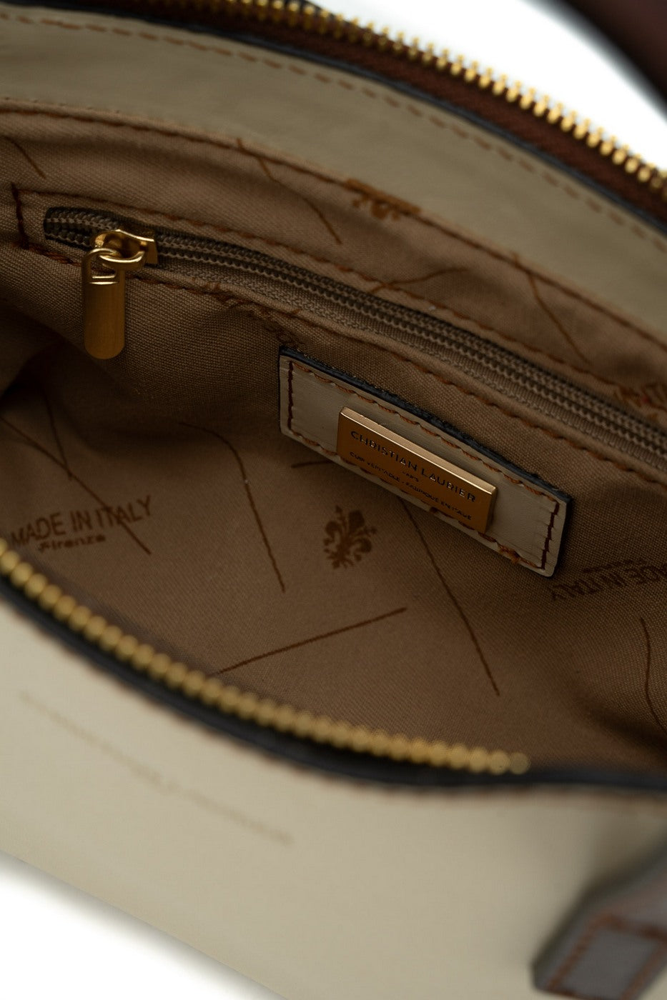 Bolso de Mano Bailey - Blanco Roto/Moca