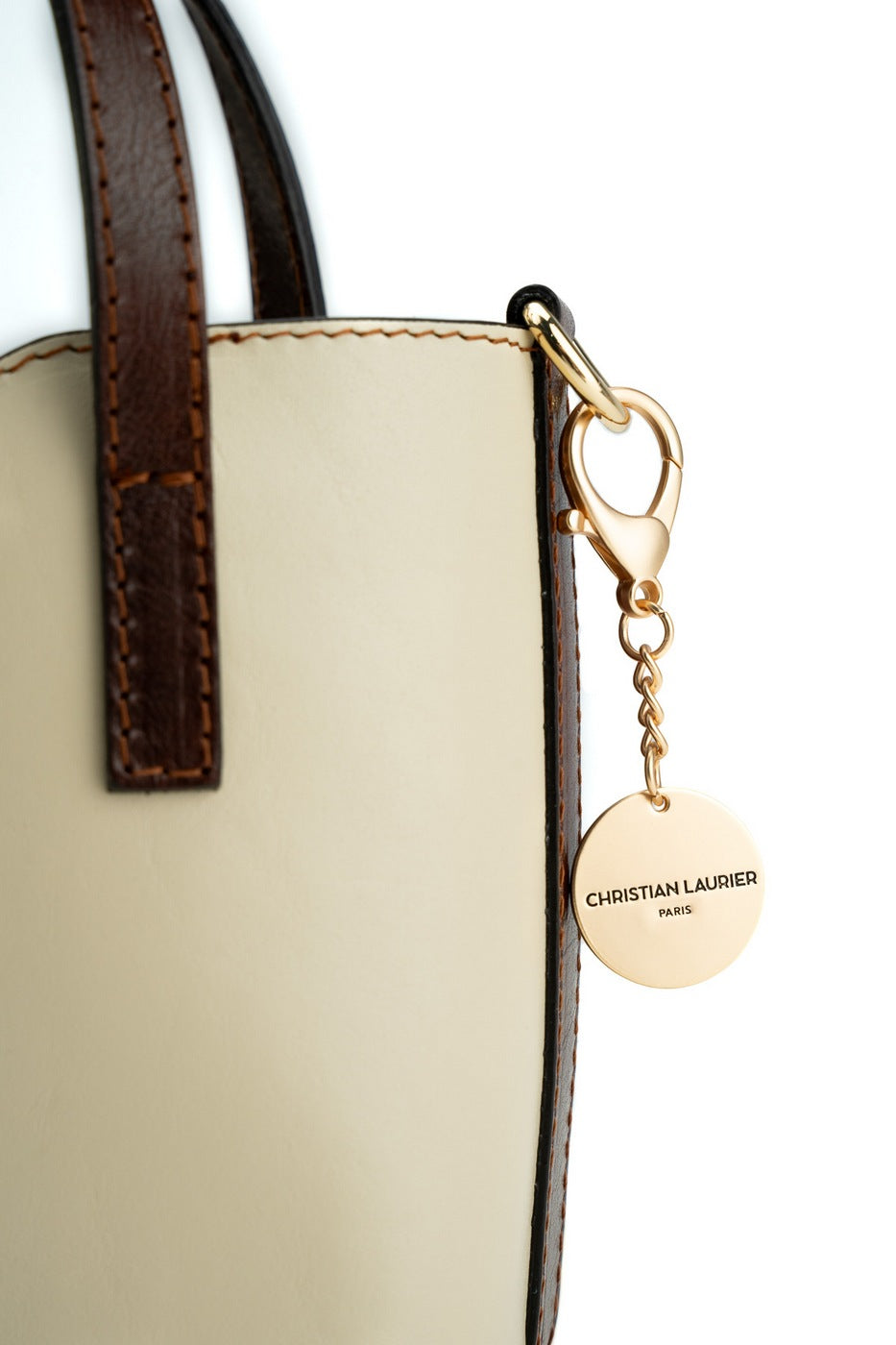 Bolso de Mano Bailey - Blanco Roto/Moca