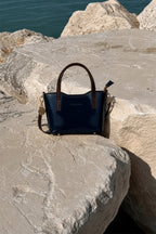 Bolso de Mano Bailey - Azul/Moka