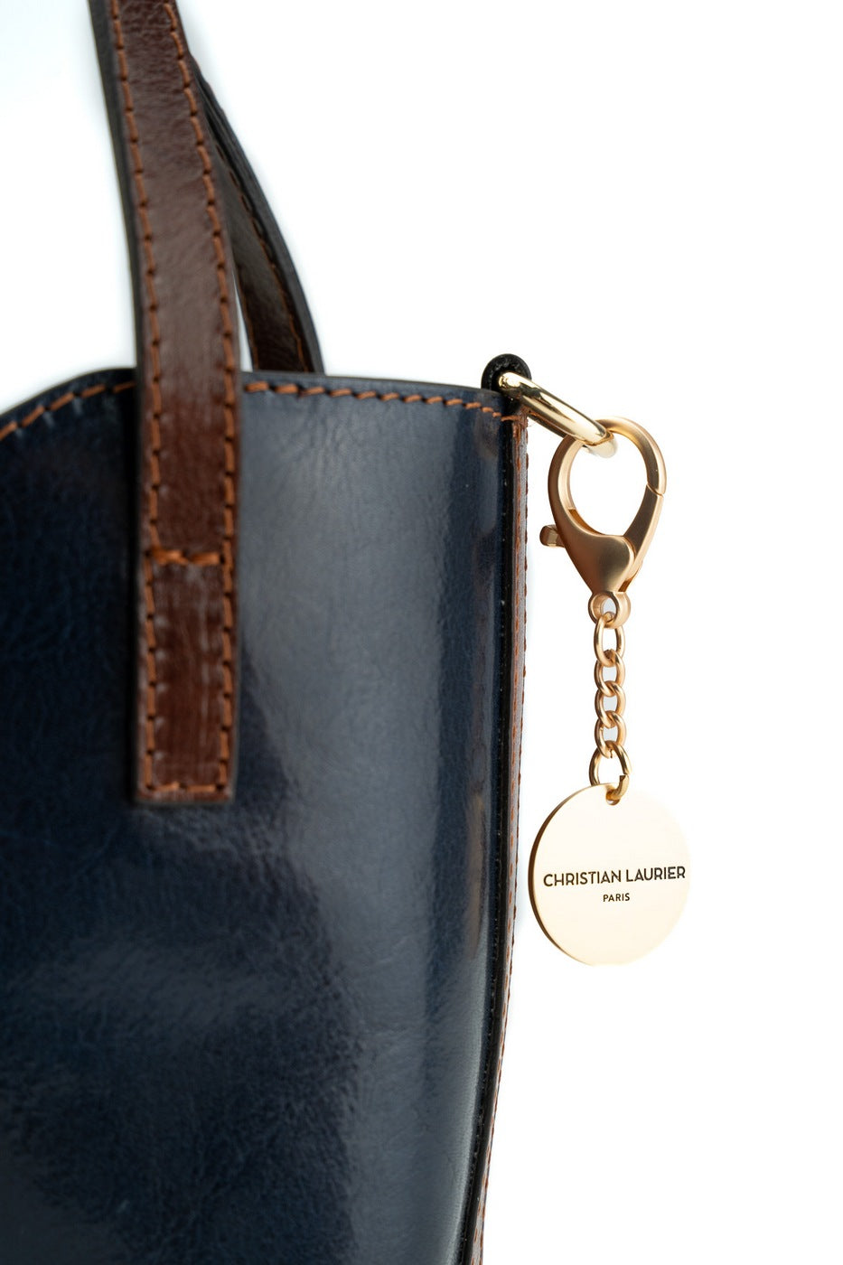 Bolso de Mano Bailey - Azul/Moka