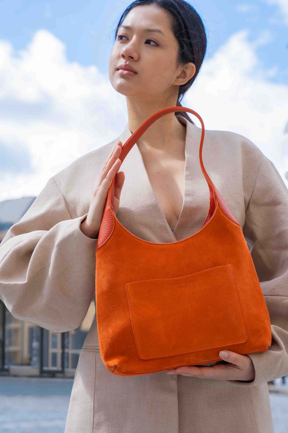 Sac Porte Epaule Calma - Orange