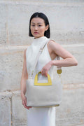 Sac A Bandouliere Capri - Blanc Casse / Jaune