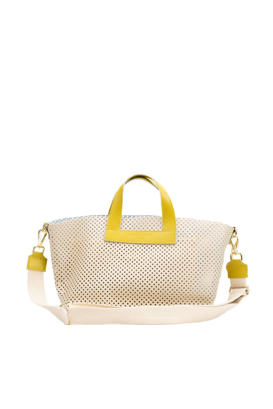 Sac A Bandouliere Capri - Blanc Casse / Jaune