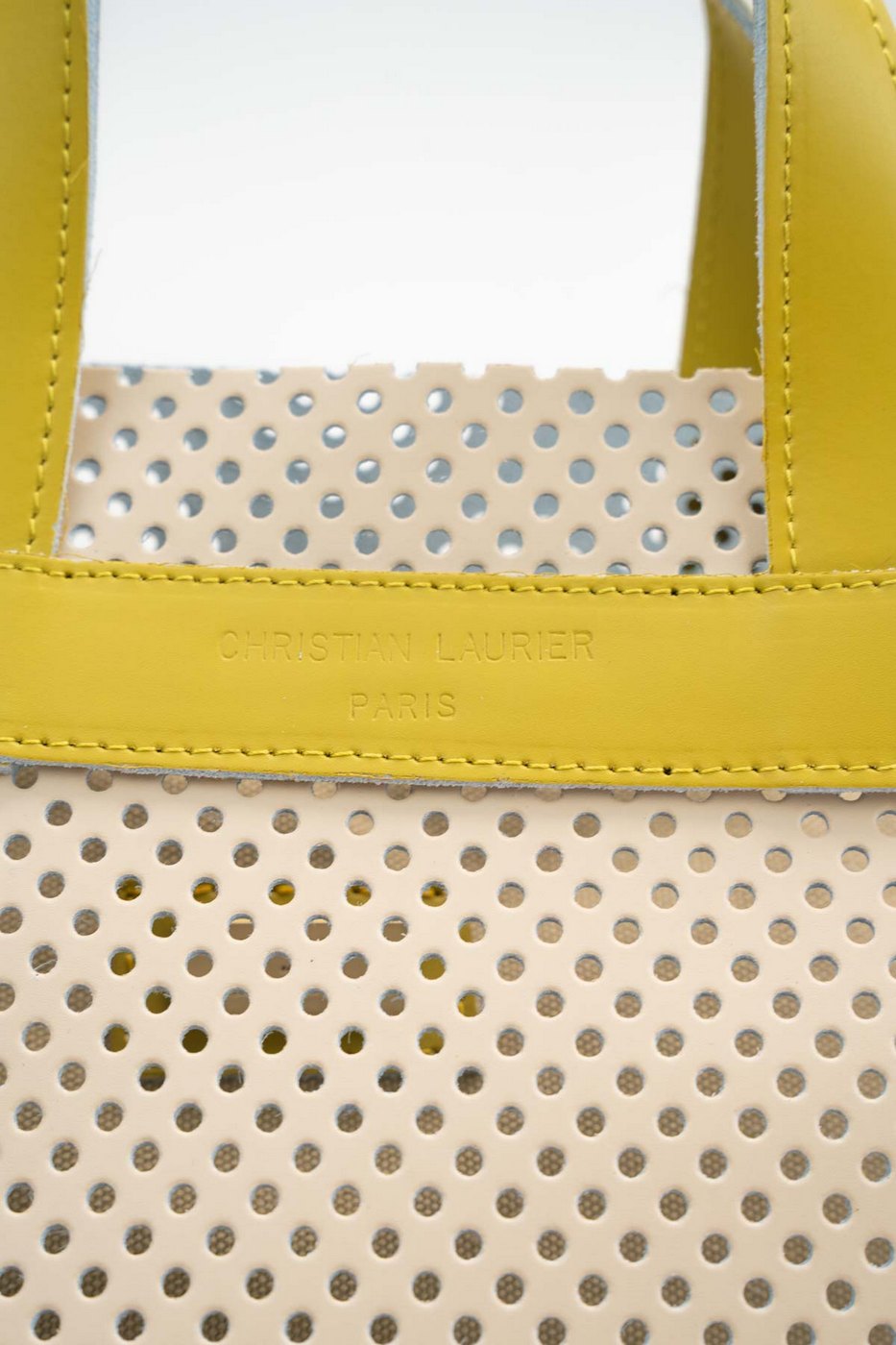 Sac A Bandouliere Capri - Blanc Casse / Jaune